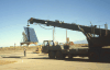 Heavy crane vehicle