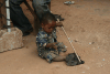 Young Child Playing Discarded