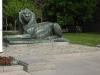 Lion Statue Front Saint