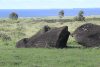 Fallen Moai Broken Pieces