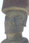 Closeup Face Moai Ahu