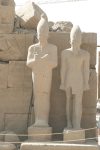 Two Beautiful Statues Pharaohs