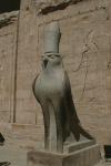 Huge Granite Horus Falcons