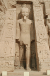 Left-most Statue Statue Ramesses