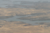 Aerial View Desert Lake