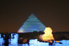 Lights Great Sphinx Pyramid