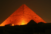 Lights Pyramid Khufu