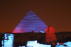 Lights Great Sphinx Pyramid