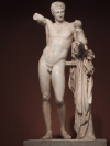 Marble Statue Hermes Holding