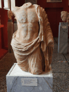 Marble Statue Man Himation