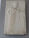 Marble Relief Athena Leaning