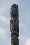 Detail Carved Pole