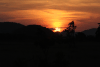 Sunset Over Savanna Rock