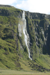 Waterfall Over High Lava