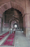 Hallway Mosque Red Sandstone