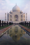 Taj Mahal Closeup Reflection