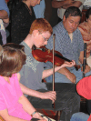 Young Fiddle Player Probably
