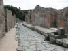 Paved Street Pompeii