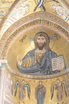 Close-up Mosaic Christ Pantokrator