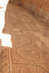 Floor mosaic in the early Christian church