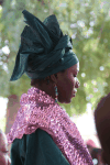 Close-up Mali Lady Dressed