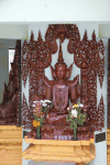 Wooden Buddha Statue Bhumisparsha