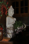 White Buddha Statue Light