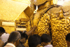 Close-up Gold-leaf Buddha Statue