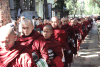 Monks Lined To Midday