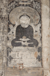 Wall Paintings Buddha Meditating