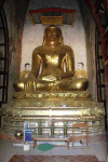 Gilded Buddha Statue Bhumisparsha