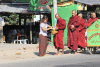 Local Monks Getting Donations