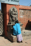 Hindu Worshiper Statue Bhairab