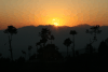 Sunset Over Kathmandu Valley