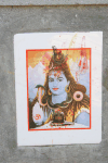 Painting Shiva Shiva Temple