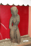 Carved Wood Statue Standing