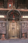 Elaborately Decorated Door Chandeshwari