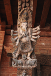 Wood Carved Ganesha Wooden
