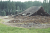 Ruin of crematorium complex in Birkenau