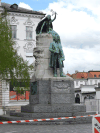 Statue France Prešeren Slovenia