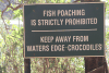 Sign Mlilwane Wildlife Sanctuary