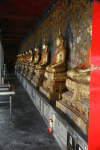 Row Buddha Statues Wat