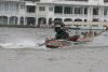 Close-up Speed Boats Carrying
