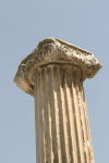 Close-up Ionian Column Capitals