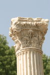 Close-up Corinthian Column Capitals