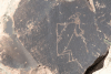 Close-up Kokopelli Petroglyph Newspaper
