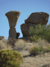 Mushroom Shaped Rock Formation