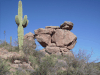 Saguaro Rock Formation Superstitions